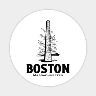 Boston Skylines Sketch Magnet